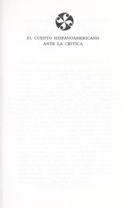 Cover of: El cuento hispanoamericano ante la crítica.