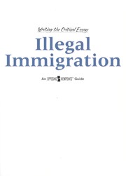 Cover of: Illegal immigration : an opposing viewpoints guide by 