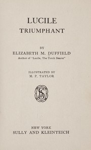 Cover of: Lucile triumphant