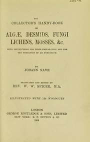 The collector's handy-book of algae by Johann Nave