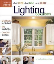 Cover of: Lighting Solutions (Do It Yourself)