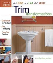 Cover of: Trim Transformations (Do It Yourself)