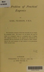 Cover of: The problem of practical eugenics