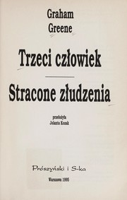 Cover of: Trzeci cz¿owiek by Graham Greene