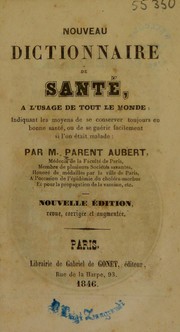 Nouveau dictionnaire de sant©♭ by Parent-Aubert