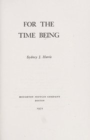 Cover of: For the time being