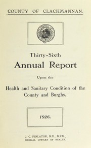 Cover of: [Report 1926]