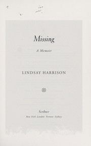 Cover of: Missing by Lindsay Harrison