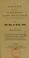 Cover of: A letter to the Right Honourable Lord Melville, First Lord of the Admiralty, &c. &c. on the use of citric acid in the Royal Navy