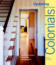 Cover of: Colonials: Design Ideas for Renovating, Remodeling, and Building New (Updating Classic America)