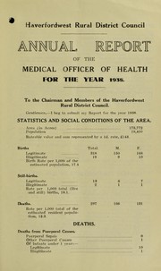 Cover of: [Report 1938]