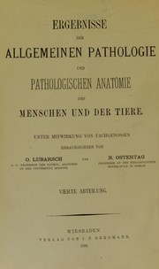 Cover of: Ergebnisse der speziellen pathologischen Morphologie und Physiologie der Sinnesorgane