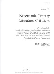 Cover of: Nineteenth-century literature criticism