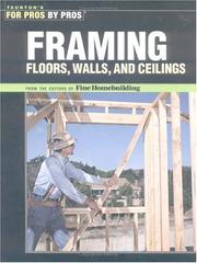 Cover of: Framing floors, walls, and ceilings