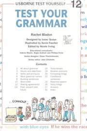 Cover of: Test your grammar