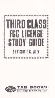 Cover of: Third class FCC license study guide