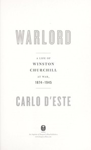 Cover of: Warlord by Carlo D'este