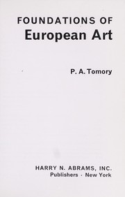Cover of: Foundations of European art