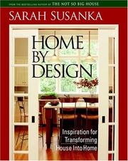 Cover of: Home by Design: Inspiration for Transforming House Into Home