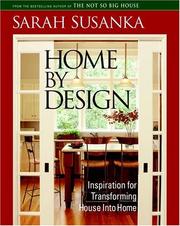 Cover of: Home by Design by Sarah Susanka