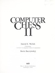 Cover of: Computer Chess II