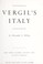 Cover of: Vergil's Italy