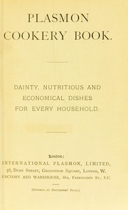 Cover of Plasmon cookery book by International Plasmon Limited