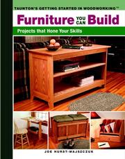 Cover of: Furniture you can build