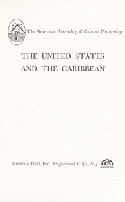 Cover of: The United States and the Caribbean.