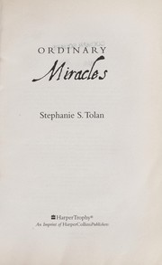 Cover of: Ordinary miracles