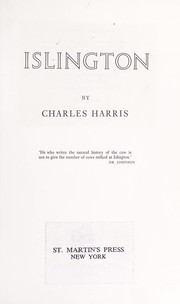 Cover of: Islington | Harris, Charles