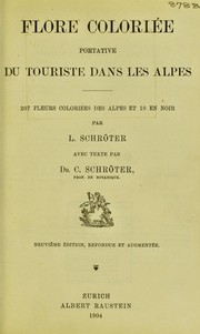 Cover of: Flore colori©♭e portative du touriste dans les Alpes by Ludwig Schr©œter