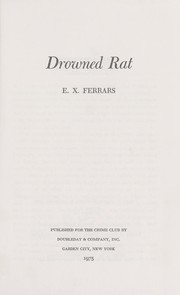 Cover of: Drowned rat by Elizabeth Ferrars