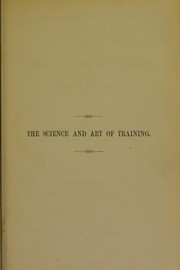 Cover of: The science and art of training: a handbook for athletes