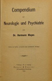 Compendium der Neurologie und Psychiatrie by Hermann Mayer
