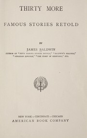 Cover of: Thirty more famous stories retold