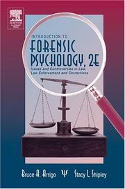 Cover of: Introduction to Forensic Psychology, Second Edition by Bruce A. Arrigo, Stacey L. Shipley