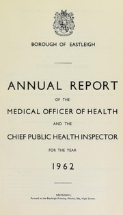 Cover of: [Report 1962] | Eastleigh (England). Borough Council
