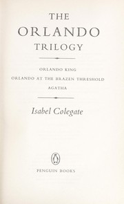 Cover of: The Orlando trilogy