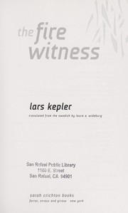 The fire witness by Lars Kepler