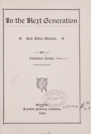 Cover of: In the next generation, and other stories