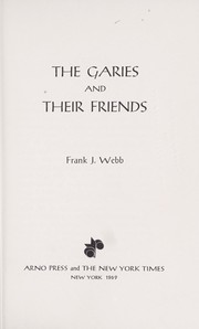 Cover of: The Garies and their friends