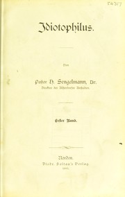 Cover of: Idiotophilus