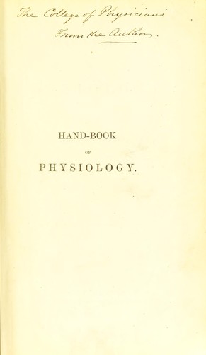 Handbook of physiology by William Senhouse Kirkes | Open Library