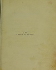 Cover of: The worship of Priapus by Hamilton, William Sir