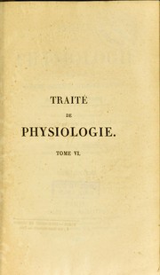 Cover of: Trait©♭ physiologie consid©♭r©♭e comme science d'observation
