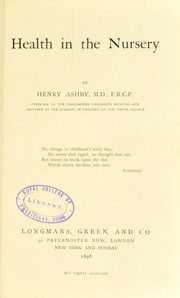 Cover of: Health in the nursery