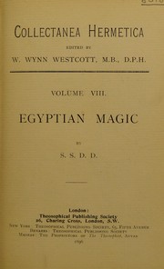 Cover of: Egyptian magic