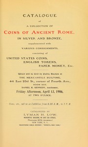 Cover of: Catalogue of a collection of coins of ancient Rome ...