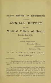 Cover of: [Report 1911]